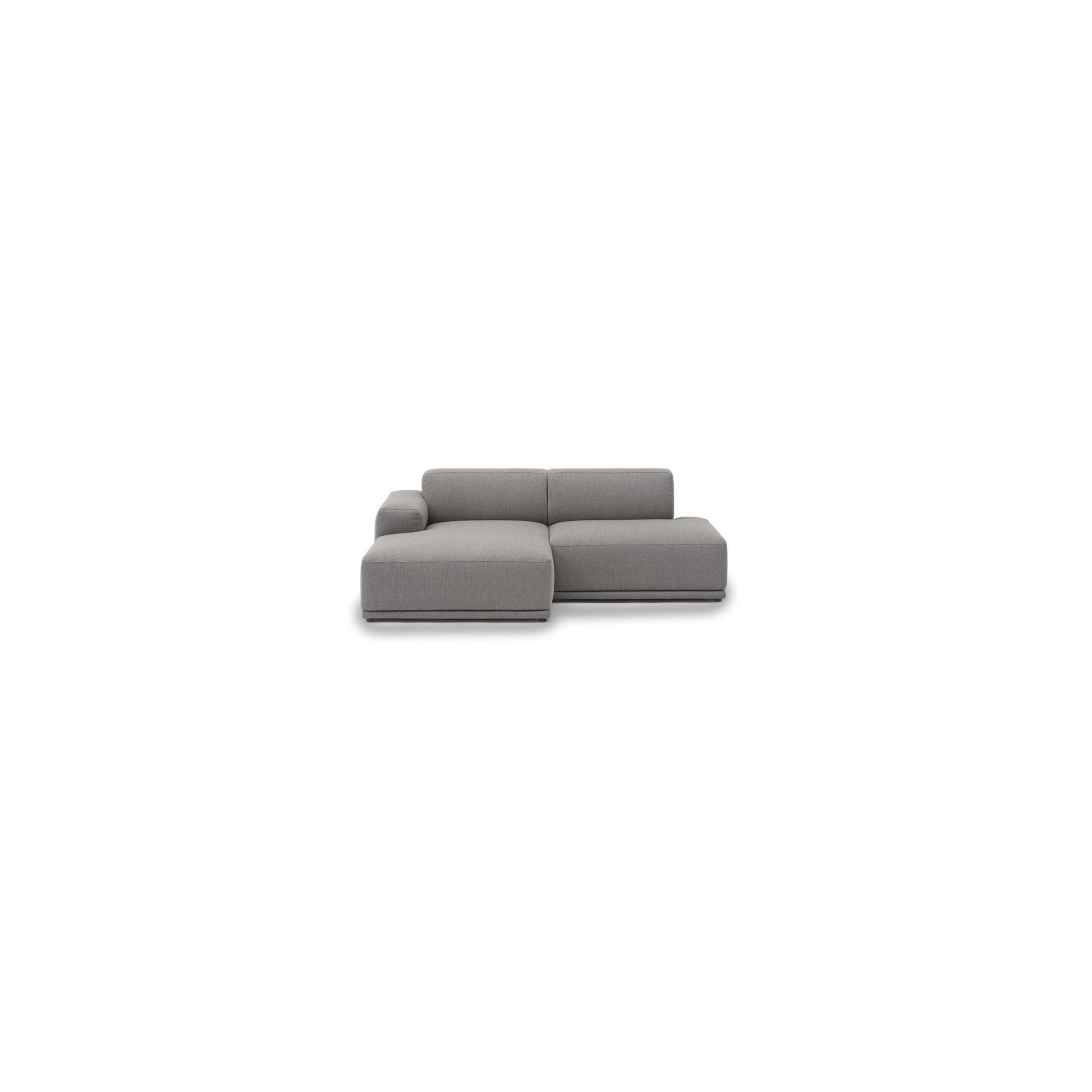 Connect Soft - 2 seater sofa, Configuration 3 - Re-Wool 128 fabric - Muuto