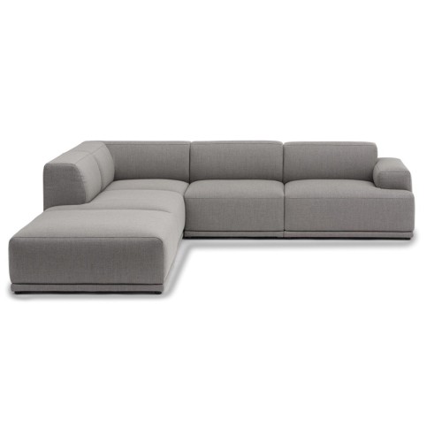 Connect Soft - corner sofa, Configuration 1 - Re-Wool 128 fabric - Muuto