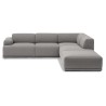 Connect Soft- Canapé d'angle, Configuration 2 - tissu Re-Wool 128 - Muuto