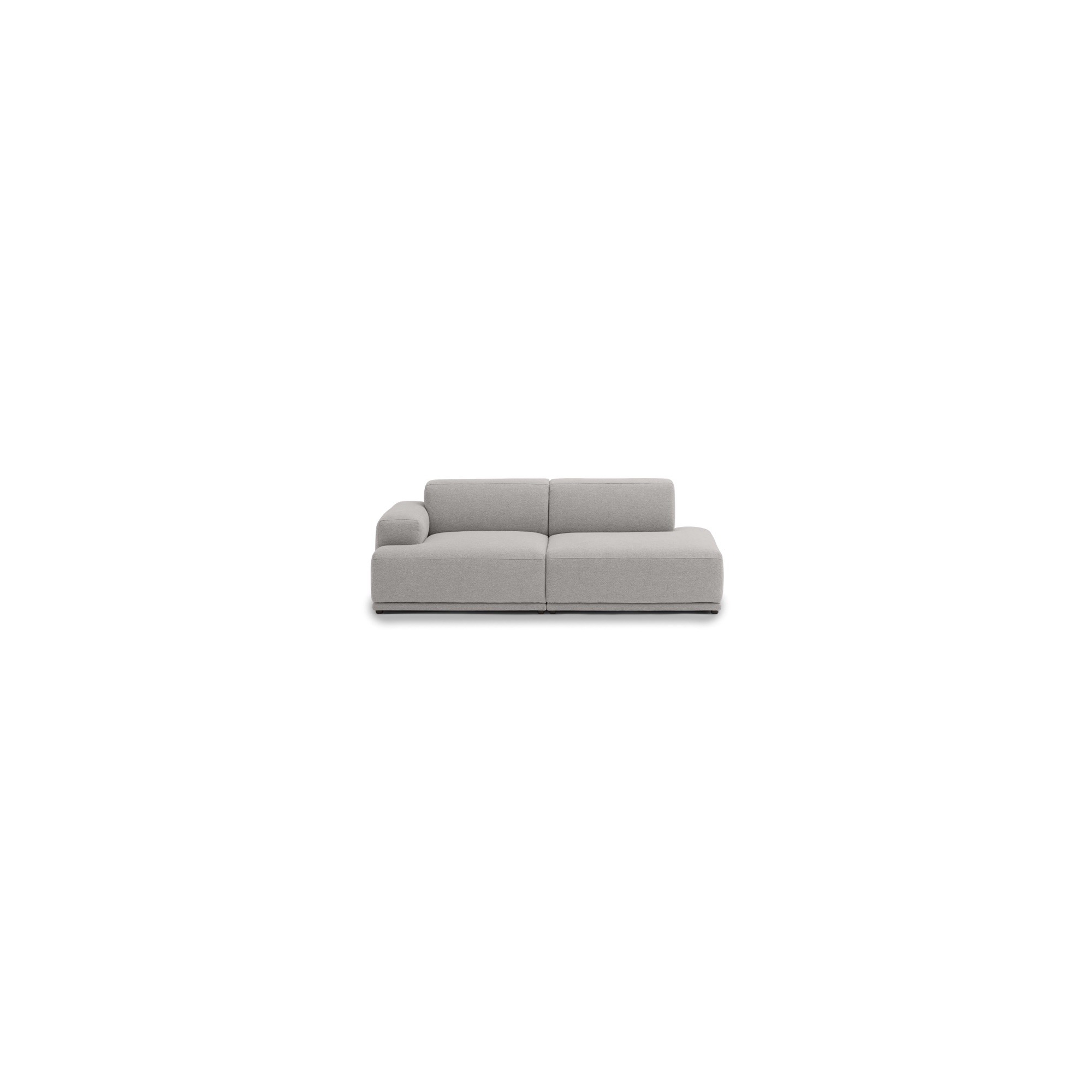 copy of Connect Soft - 2 seater sofa, Configuration 2 - Clay 12 fabric - Muuto