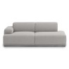 copy of Connect Soft - 2 seater sofa, Configuration 2 - Clay 12 fabric - Muuto