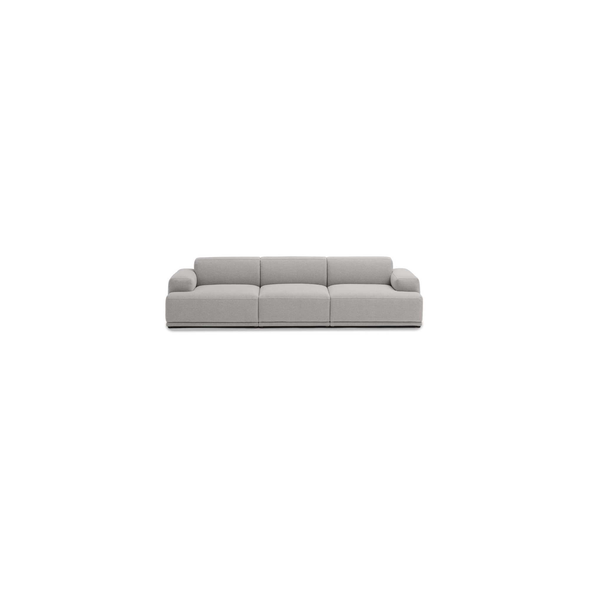 Connect Soft - 3 seater sofa, Configuration 1 - Clay 12 fabric - Muuto