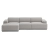 Connect Soft - 3 seater sofa, Configuration 3 - Clay 12 fabric - Muuto