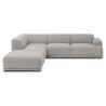 Connect Soft - corner sofa, Configuration 1 - Clay 12 fabric - Muuto