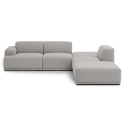 Connect Soft - corner sofa, Configuration 3 - Clay 12 fabric - Muuto