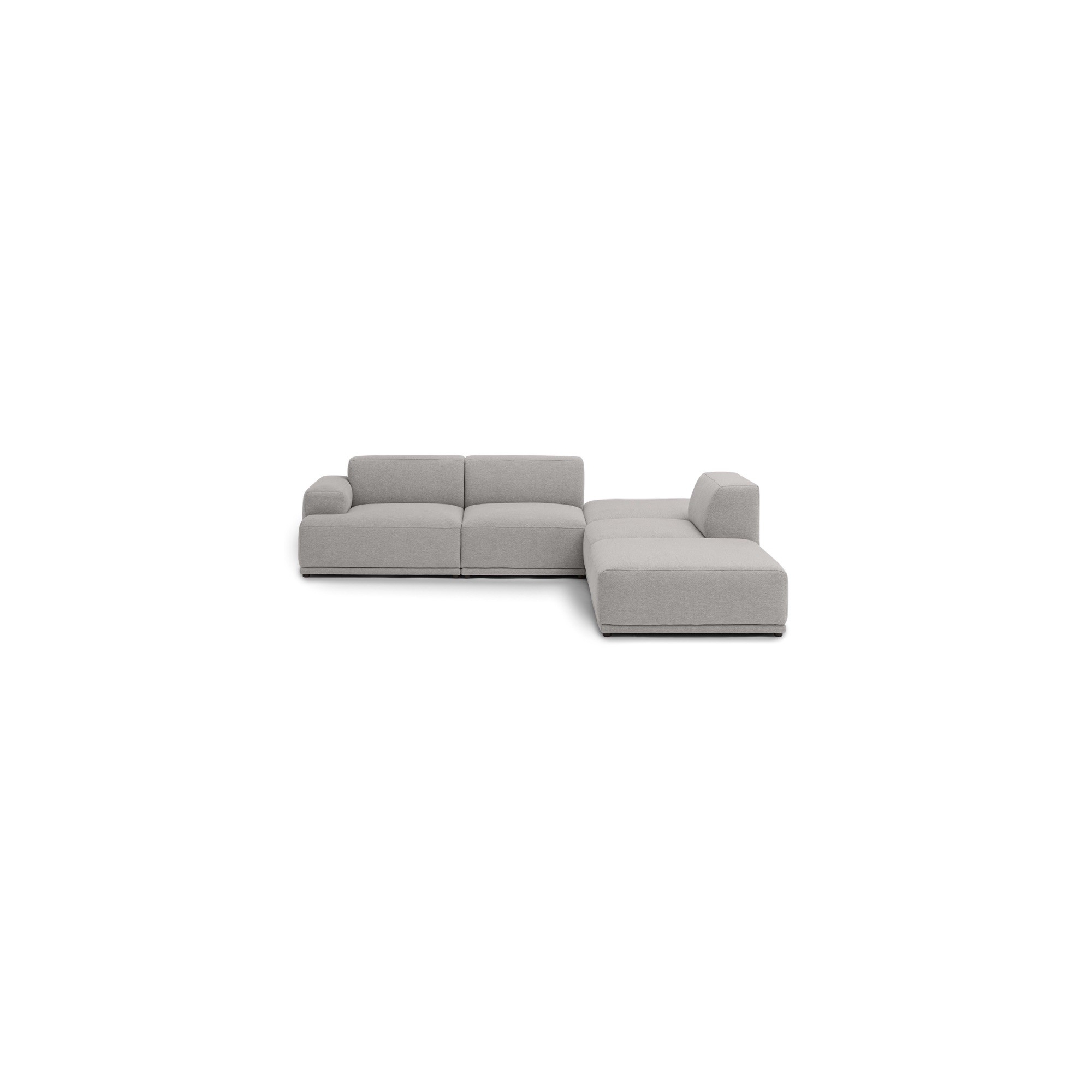 Connect Soft - corner sofa, Configuration 3 - Clay 12 fabric - Muuto