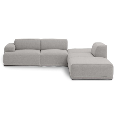 Connect Soft - corner sofa, Configuration 3 - Clay 12 fabric - Muuto