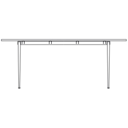 190 x 85 x H74 cm – Pyramid table 02 - HAY