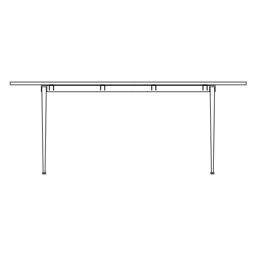 190 x 85 x H74 cm – Pyramid table 02 - HAY