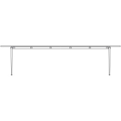 300 x 85 x H74 cm – Pyramid table 02 - HAY