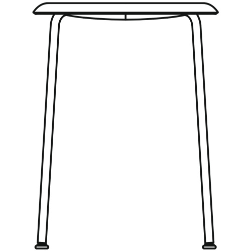 tabouret Soft Edge 70 - HAY