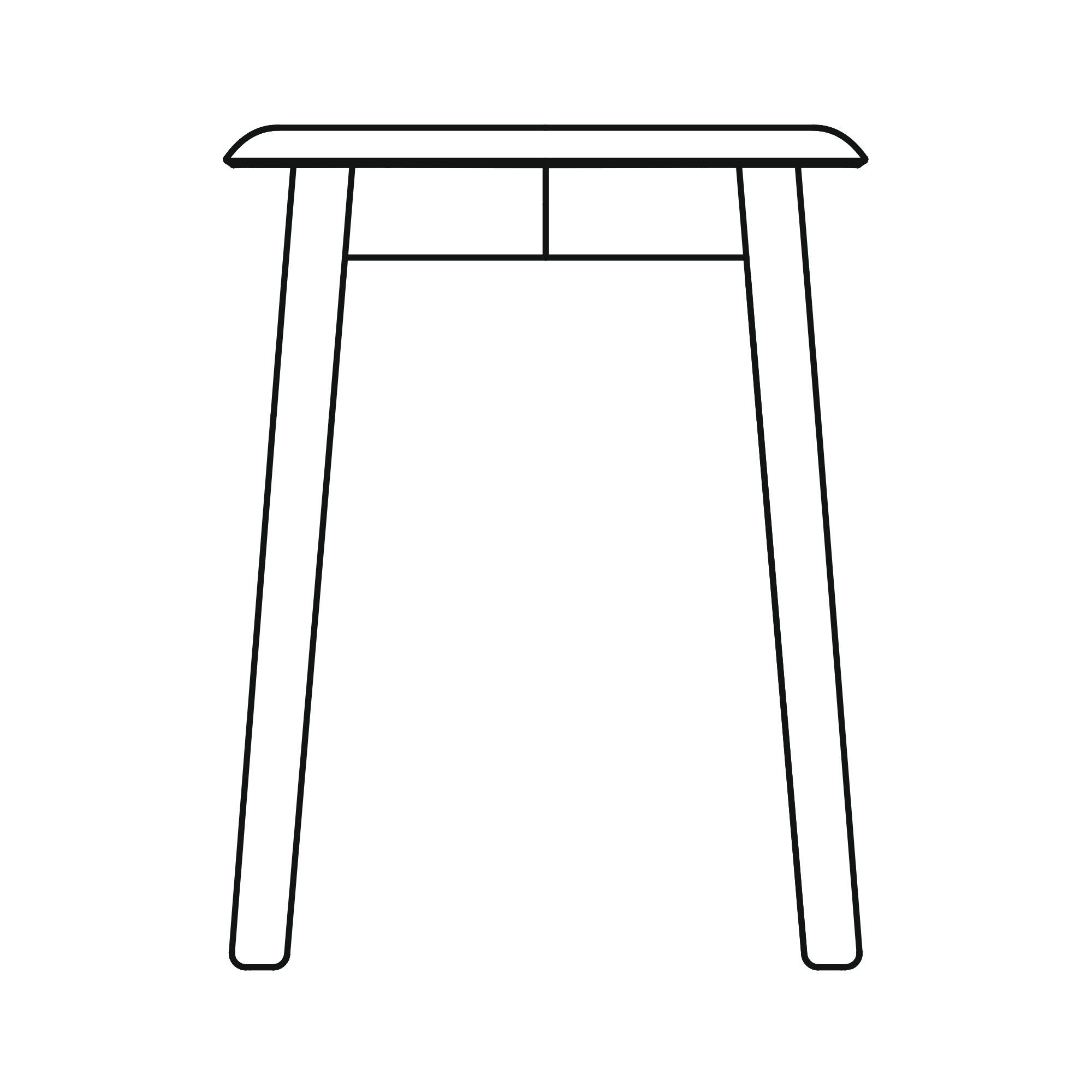 Soft Edge 72 stool - HAY