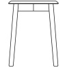 Soft Edge 72 stool - HAY