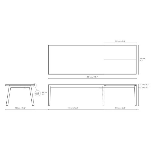 SH900 Table - Carl Hansen & Søn