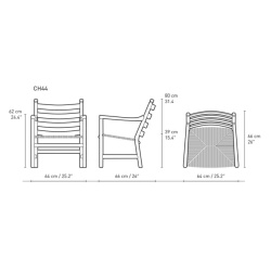 fauteuil CH44 - Carl Hansen & Søn