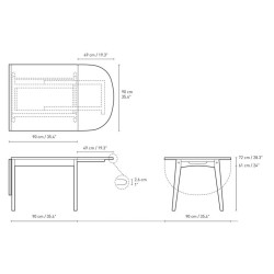 CH002 Table - Carl Hansen & Søn