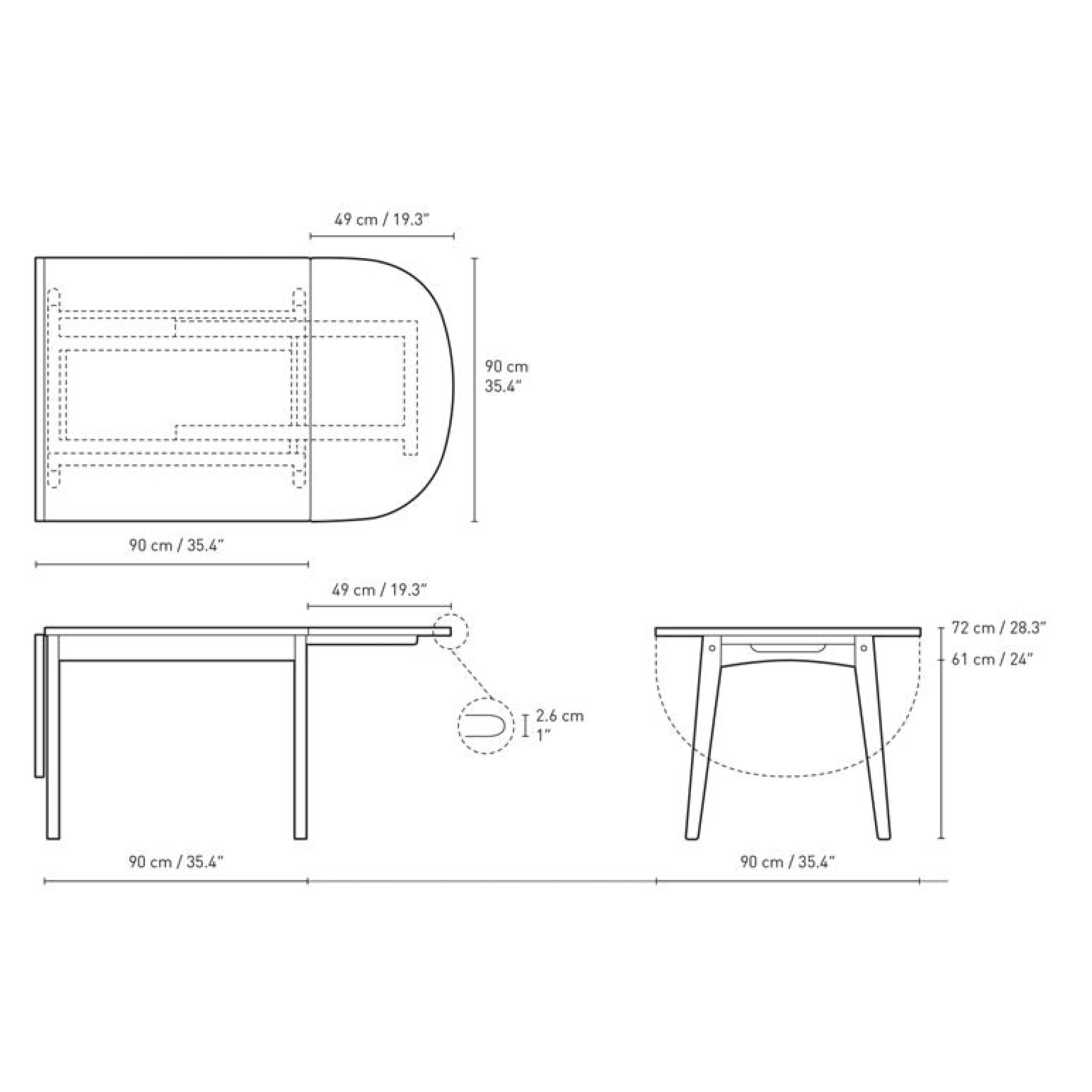 Table CH002 - Carl Hansen & Søn