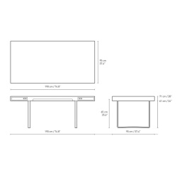 CH110 desk - Carl Hansen & Søn