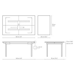 SOLD OUT - CH322 table - oak - Carl Hansen & Søn