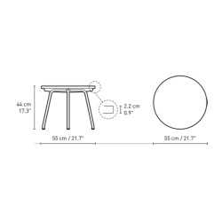 CH415 coffee table - Carl Hansen & Søn