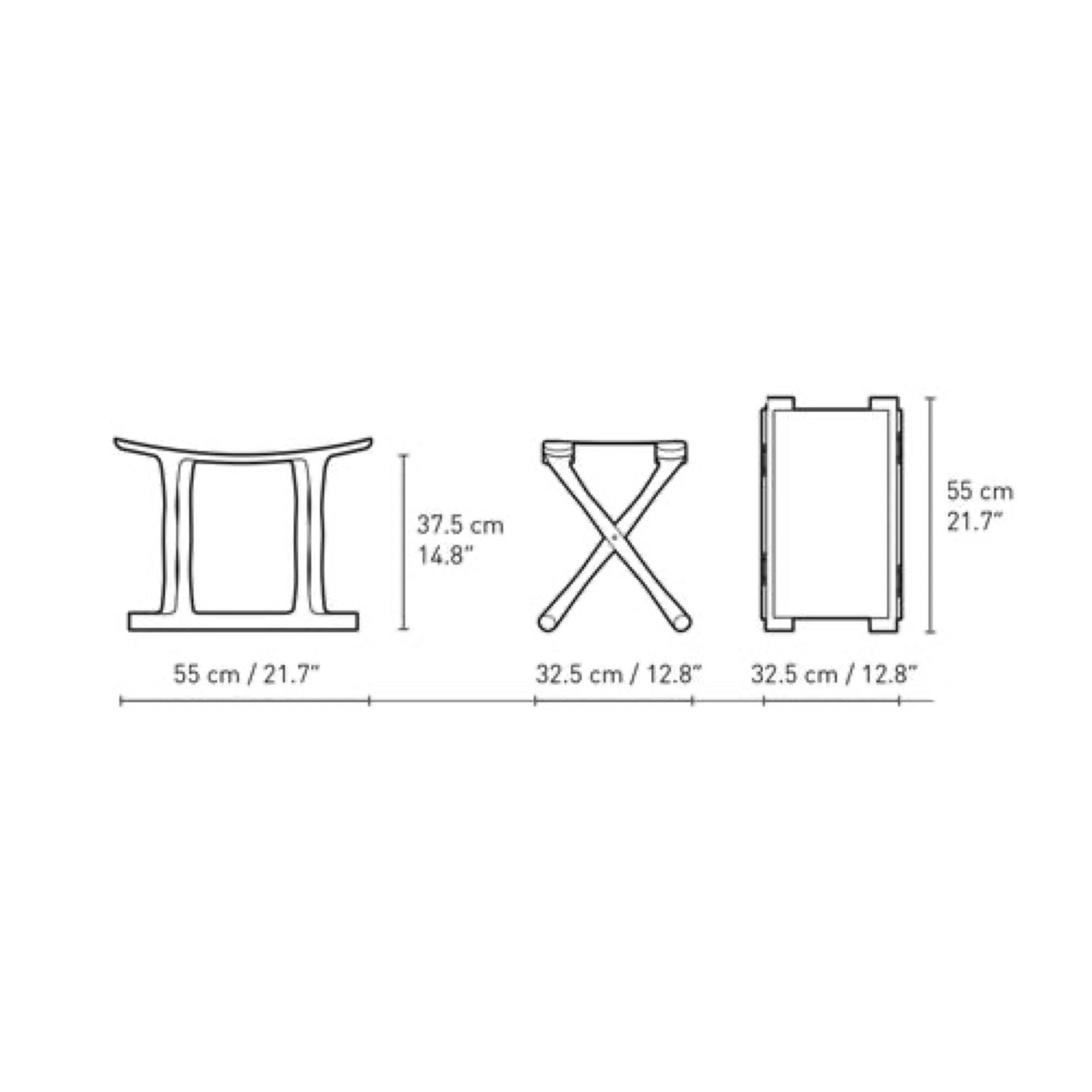 Tabouret Égyptien OW2000 - Carl Hansen & Søn