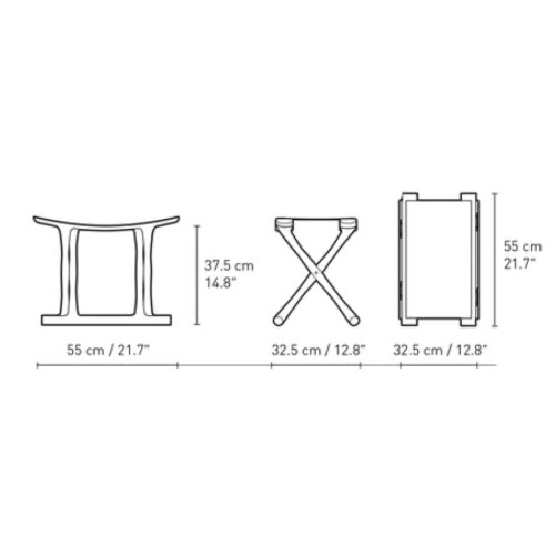 Tabouret Égyptien OW2000 - Carl Hansen & Søn