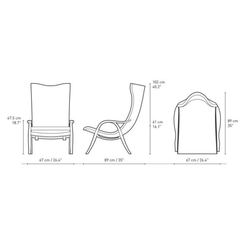 Fauteuil Signature Chêne - Carl Hansen & Søn