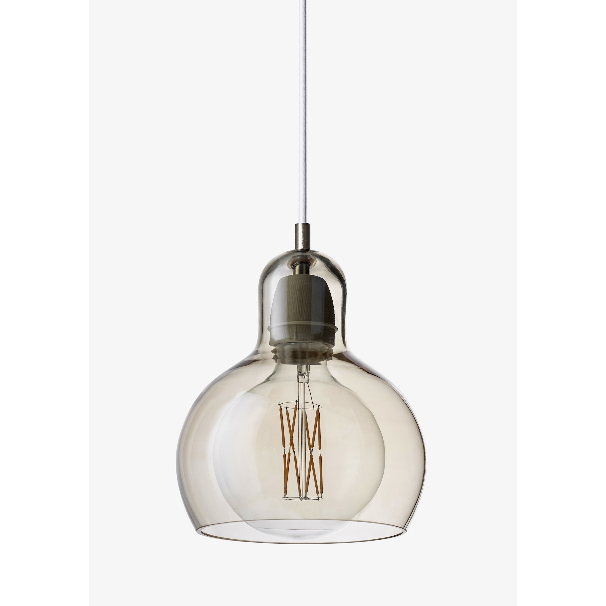 gold + white textile cord - Mega Bulb - &Tradition