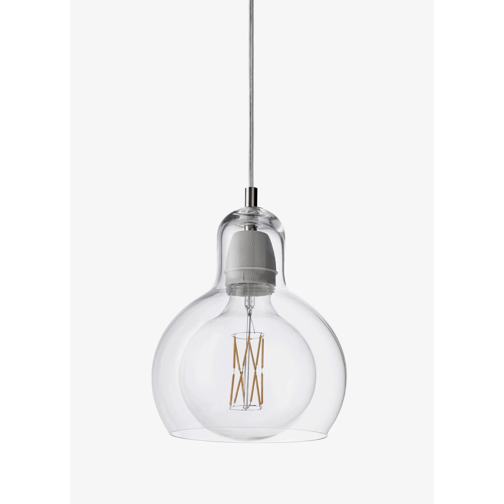 clear + clear PVC cord - Mega Bulb - &Tradition