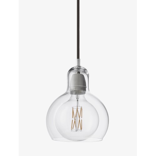 clear + black textile - Mega Bulb - &Tradition