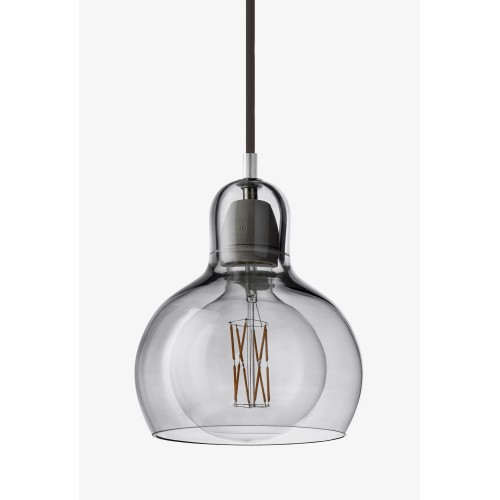 argent + fil textile noir - Mega Bulb - &Tradition