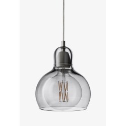 argent + fil PVC transparent - Mega Bulb - &Tradition