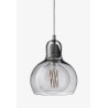 argent + fil PVC transparent - Mega Bulb - &Tradition