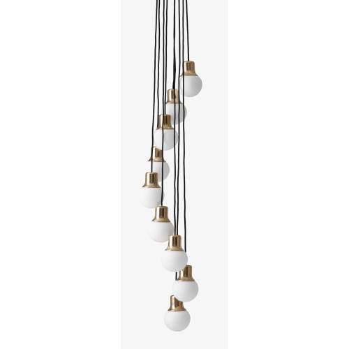 Mass light chandelier - Brass - &Tradition