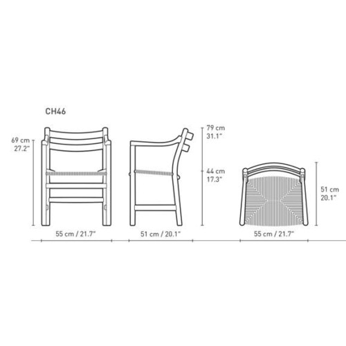 SOLD OUT - CH46 armchair - Carl Hansen & Søn