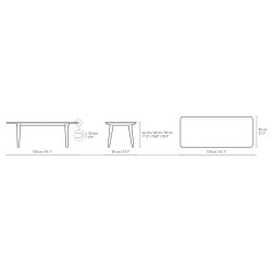 Table basse CH011 - Carl Hansen & Søn