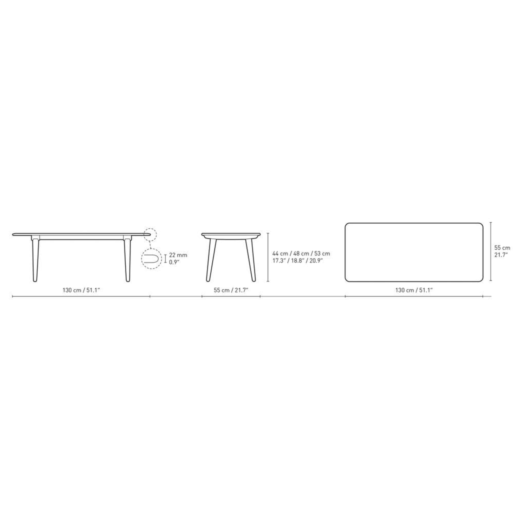 Table basse CH011 - Carl Hansen & Søn