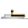 ISP table lamp – white marble / natural brass – DCW éditions