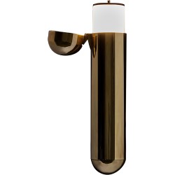 ISP wall lamp – left opening / natural brass – DCW éditions