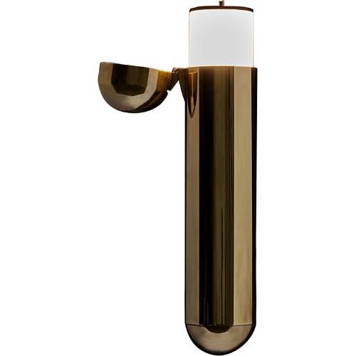 ISP wall lamp – left opening / natural brass – DCW éditions