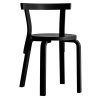 black painted birch - 68 chair - Artek