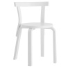 white painted birch - 68 chair - Artek