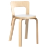 natural birch - white HPL - 65 chair - Artek