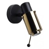 black + brass / with stick - Biny spot - DCW éditions