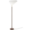 polished brass - A805 floor lamp "Angel's Wing" - Artek