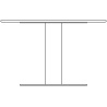 Ø150cm - Gubi 2.0 round table - wooden table top