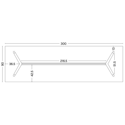 300x90xH74cm – CPH30 - HAY