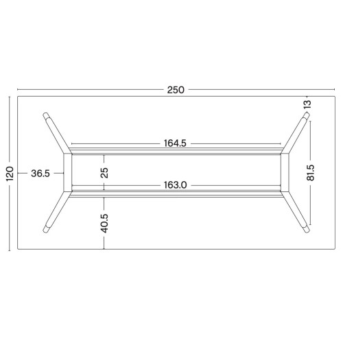 250x120xH74cm – CPH30 - HAY