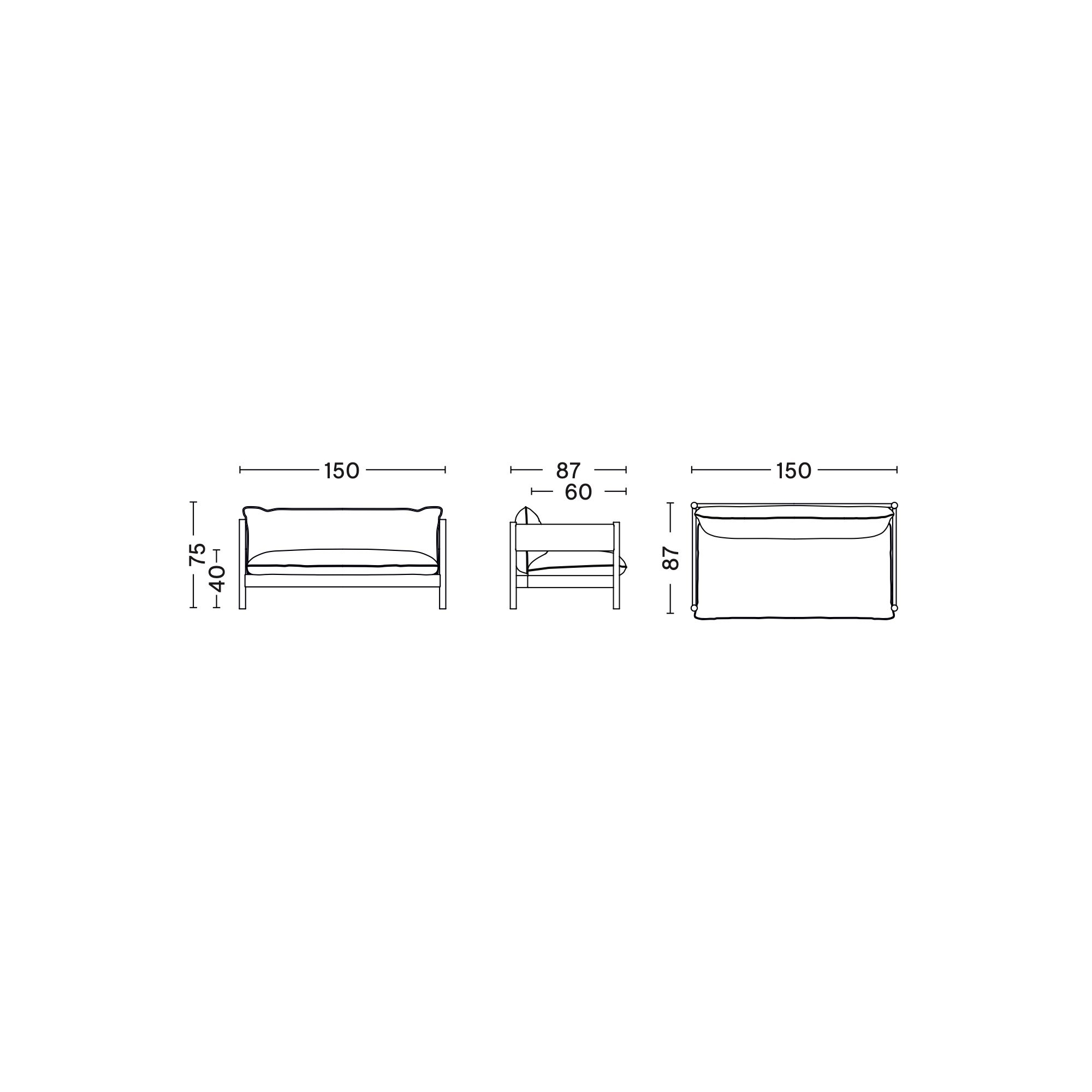 Arbour Club Sofa - HAY