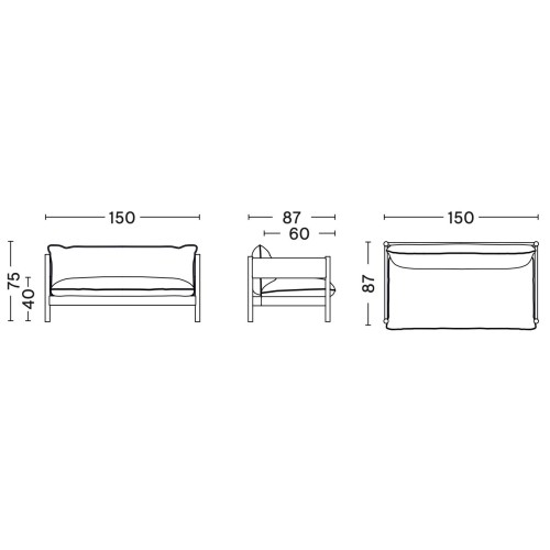 Arbour Club Sofa - HAY